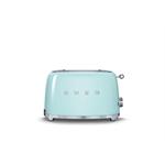 Model Number: TSF01PGAU


	2 extra wide slots ensure that the 50s Style Toaster by Smeg is capable of toasting even large products like bagels.
	Get the perfect toast with 6 browning levels and mo...