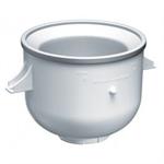 Model Number: 5KICA0WH


	Prepare your favourite frozen desserts easily with this Ice Cream Bowl Attachment from KitchenAid.
	Thanks to its liquid-filled double walls, this bowl attachment freezes...